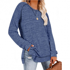 2 Pcs Long Fall Sleeve Loose T Shirts