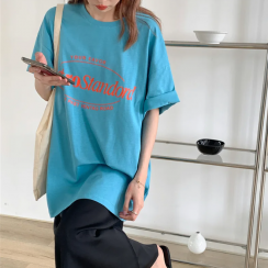 20 Pks Cute Loose Fit Oversized Graphic Printing T Shirt